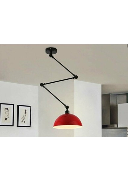 Modern Tekli Metal Sarkıt Avize Şapka Çapı: 30CM