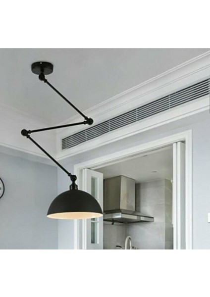 Modern Tekli Metal Sarkıt Avize Şapka Çapı: 30CM