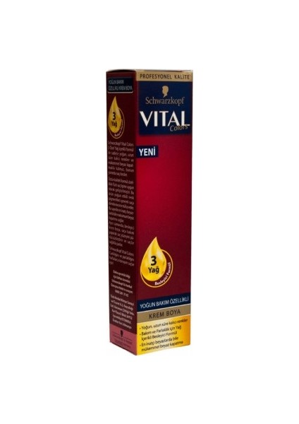 Saç Boyası Tüp Boya 1-1 Gece Siyah