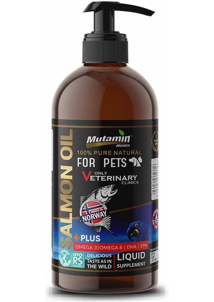 Mutamin Norveç Kedi Köpek Somon Yağı 150 Ml