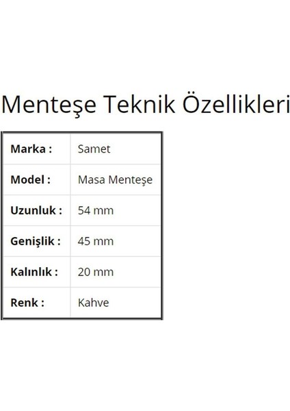 Masa Menteşesi
