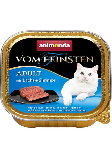 Vom Feinsten Somon & Karides Kedi Konservesi 6X100 gr