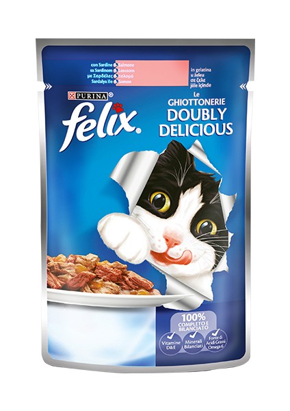 Somonlu & Sardalyalı Yetişkin Kedi Konservesi 6X100 gr