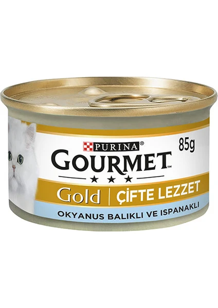 Gourmet Gold Okyanus Balığı & Sebze Kedi Konservesi 24X85 gr