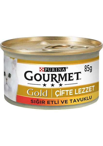 Sığır Etli ve Tavuklu Kedi Konservesi 6X85 gr