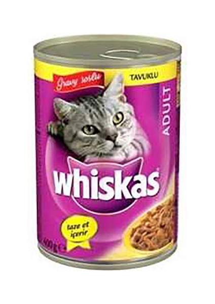 Gravy Soslu Tavuklu Yetişkin Kedi Konservesi 24X400 gr