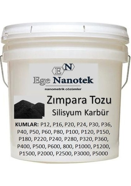 240 Kum Zımpara Tozu Silisyum Karbür P240 - 1 kg