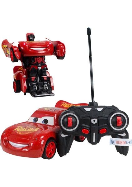 Cars Şimşek Mcqueen Uzaktan Kumandalı Araba Dönüşen Robot