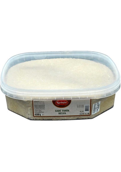 Kardeşler Sade Tahin Helva Kase 4000 G