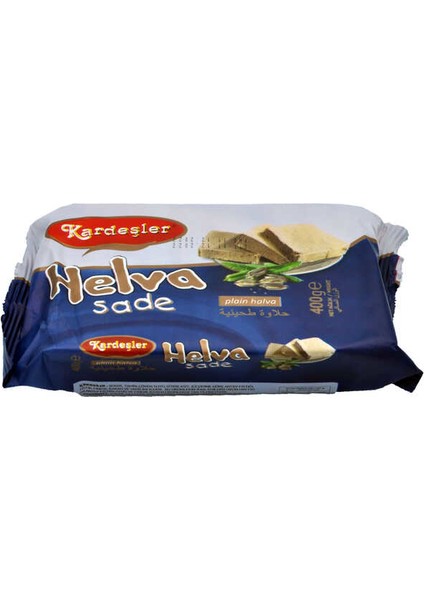 Kardeşler Sade Tahin Helva 400 G x 3 Adet