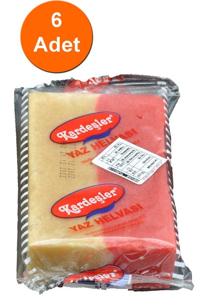 Kardeşler Yaz Helvası 300 G x 6 Adet
