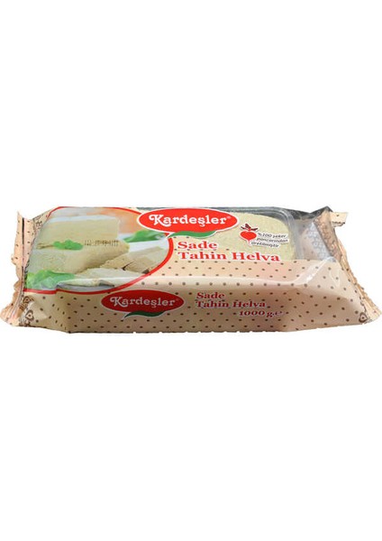 Kardeşler Sade Tahin Helva 1 kg x 6 Adet