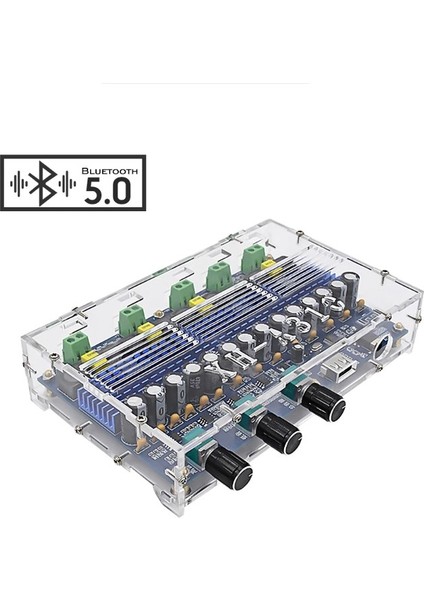 Emay Center TPA3116D2 Bluetooth Amplifikatör Ses 2X50W + 2X100W Subwoofer  12-24V  XH-A310