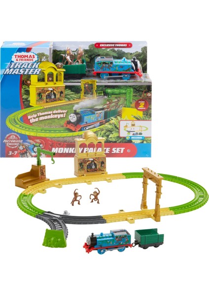 Thomas FXX65 Tf Orman Macerası Oyun Seti /thomas ve Arkadaşları Motorlu Tren+Set