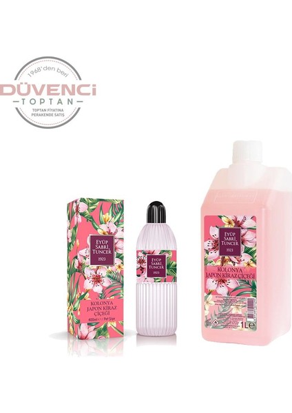 Japon Kiraz Çiçeği Kolonyası 400 ml Pet Şişe Ve 1 lt Yedek Şişe fiyatları