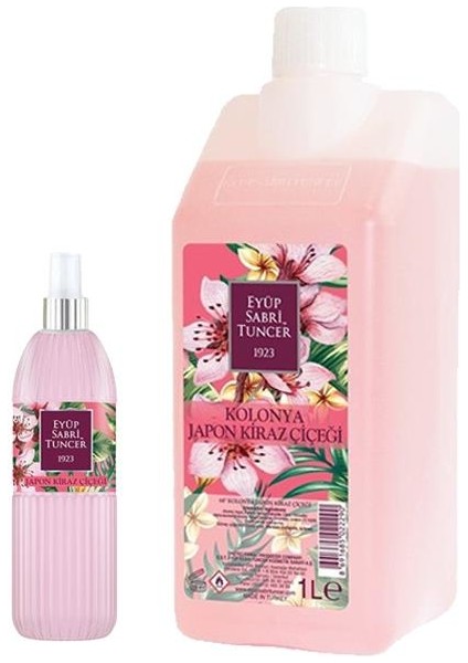 Japon Kiraz Çiçeği Kolonyası Yedek Şişe 1 lt Ve 1 150 ml
