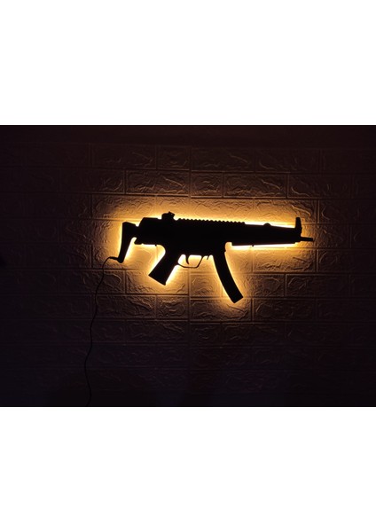 LED Işıklı Ahşap Tablo