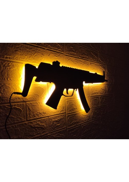 LED Işıklı Ahşap Tablo