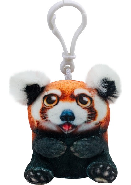 Mini Peluş Kırmızı Panda Riley Anahtarlık