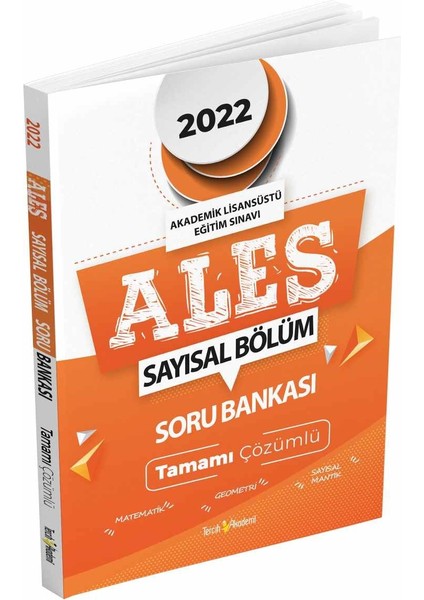 Tercih Akademi 2022 ALES Sayısal Tamamı Çözümlü Soru Bankası