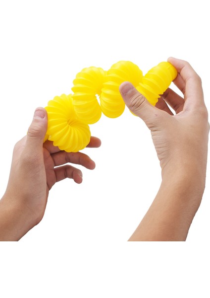 Pop Tube Sarı Stres Giderici Fidget