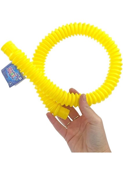 Pop Tube Sarı Stres Giderici Fidget indirimleri