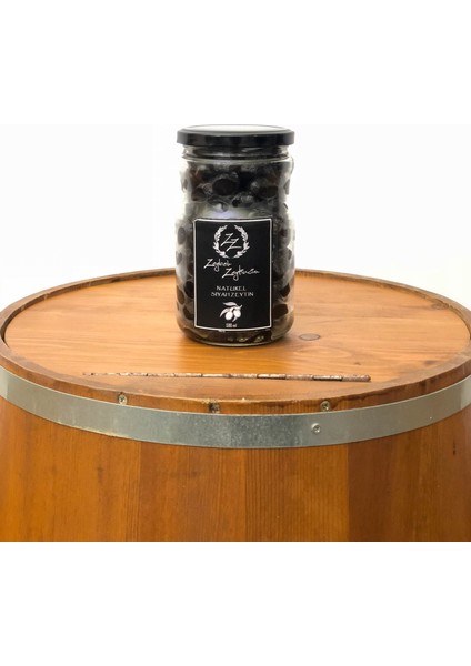 Yağlı Sele Az Tuzlu Siyah Zeytin 660 ml