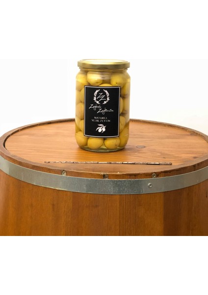 Limonlu Çizik Orta Boy Yeşil Zeytin 660 ml