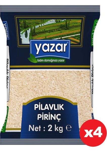 Pilavlık Pirinç 2 Kg. x 4 Paket