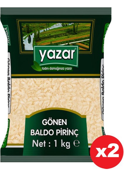 Gönen Baldo Pirinç 1 kg x 2 Paket