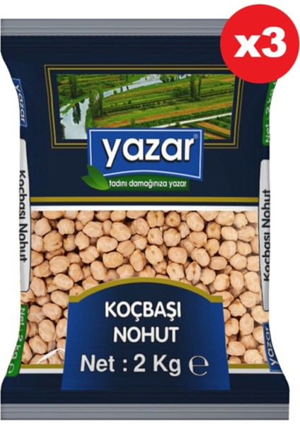 Koçbaşı Nohut 9 Ml. 2 kg x 3 Paket