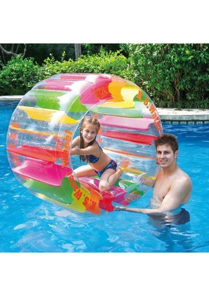 62002 Pompalı- Bestway 27213,GÖKKUŞAĞI Silindir Deniz Yatağı fırsatları