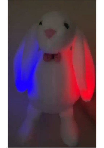 LED Işıklı, Uyku Arkadaşı Uzun Kulak Bunny Peluş Tavşan 65CM