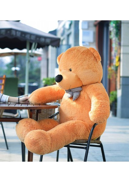% 100 Yerli - Papyonlu Sevimli Büyük Peluş Ayıcık, 130 cm modelleri
