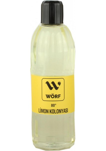 Wörf Limon Kolonya 80 Derece 400 Ml Pet Şişe