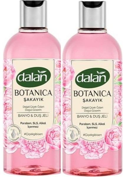 Botanica Duş Jeli Şakayık Kokulu 500 Ml X 2 Adet