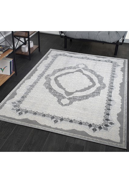 Çökme Efektli Modern Desenli Spor Salon Oturma Odası Halısı 4 M2 6 M2 5855AGRI