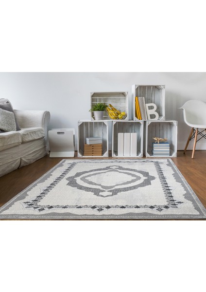 Çökme Efektli Modern Desenli Spor Salon Oturma Odası Halısı 4 M2 6 M2 5855AGRI
