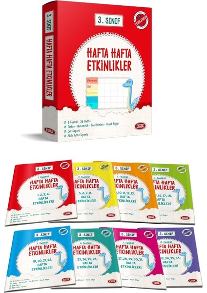 3. Sınıf Hafta Hafta Etkinlikler (8 Fasikül)