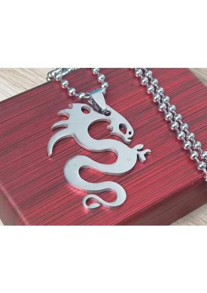 Daisybydaisy Paslanmaz Çelik Dragon Ejderha Kolye
