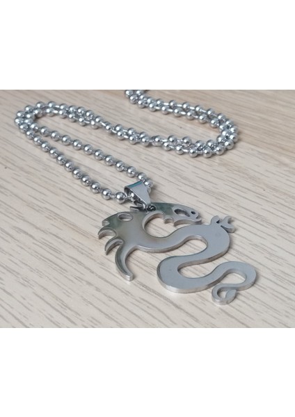 Daisybydaisy Paslanmaz Çelik Dragon Ejderha Kolye