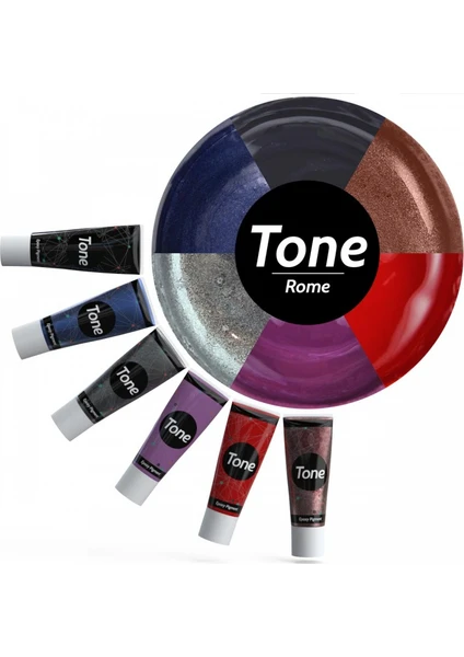 Tone Rome Epoksi Pigment Seti 6X25 ml