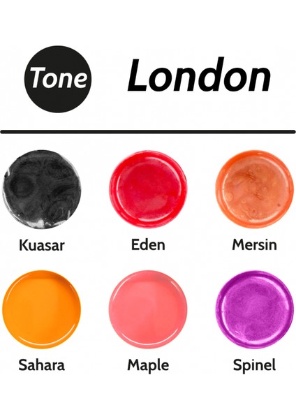 Tone London Epoksi Pigment Seti 6X25 ml