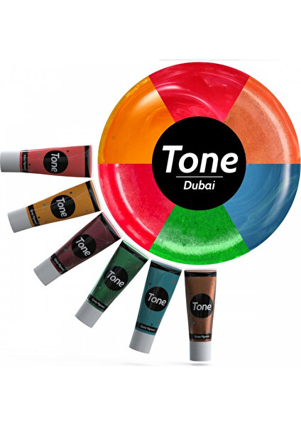 Tone Dubai Epoksi Pigment Seti 6X25 ml