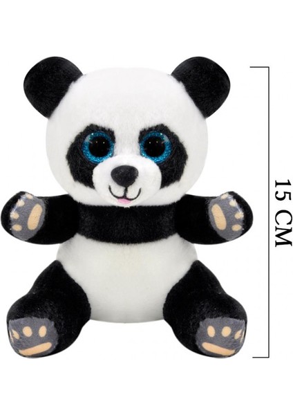 Yk Store Sevimli Benekli Peluş Panda 15 cm