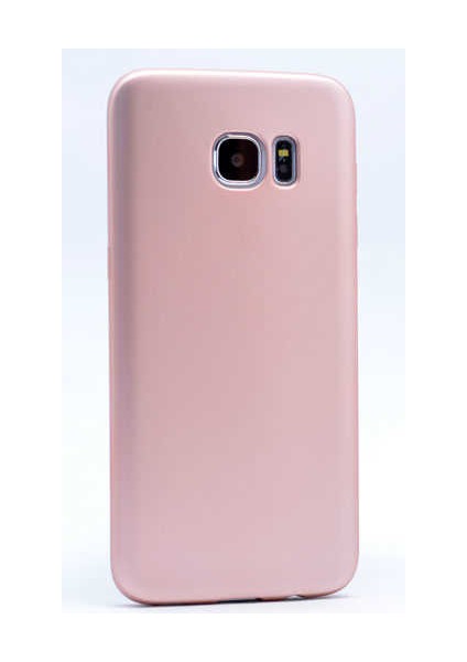 noktaks - Samsung Galaxy Note 5 - Kılıf Mat Soft Premier Silikon Kapak - Rose Gold