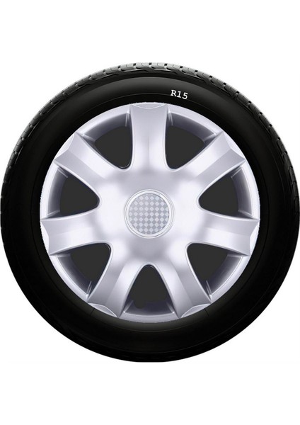 Sks Alfa Romeo Jant Kapağı 15 Inç Kırılmaz 1 Takım 4 Adet NO:326