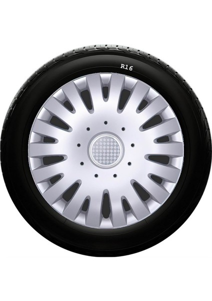 Sks Alfa Romeo Jant Kapağı 16 Inç Kırılmaz 1 Takım 4 Adet NO:403