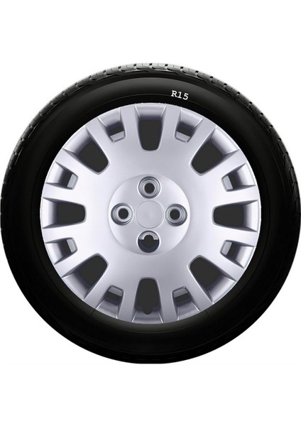 Sks Renault Jant Kapağı 15 Inç Kırılmaz 1 Takım 4 Adet NO:322