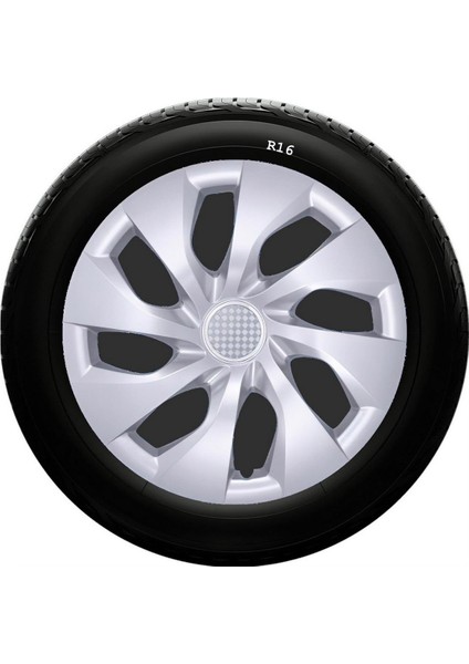 Sks Alfa Romeo Jant Kapağı 16 Inç Kırılmaz 1 Takım 4 Adet NO:416